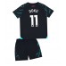 Tanie Strój piłkarski Manchester City Jeremy Doku #11 Koszulka Trzeciej dla dziecięce 2023-24 Krótkie Rękawy (+ szorty)
